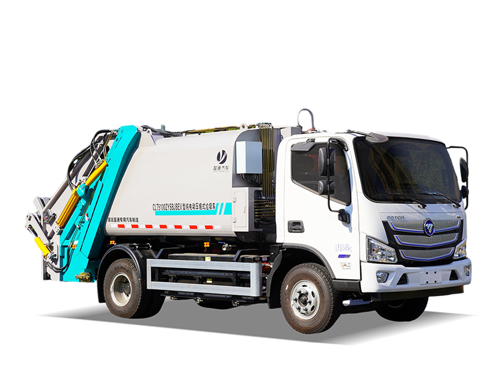 CLT5100ZYSBJBEV型纯电动压缩式垃圾车 福田智蓝