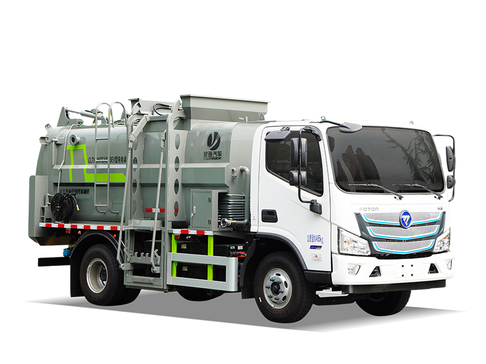 CLT5100TCABJBEV型纯电动餐厨垃圾车 福田智蓝