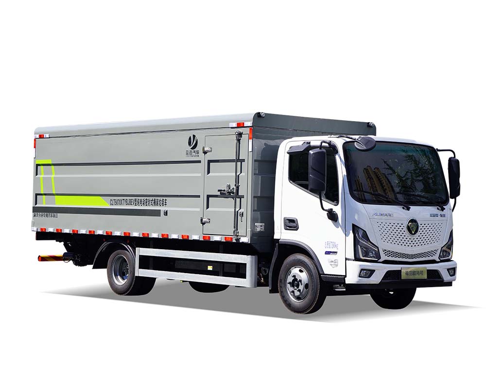 CLT5070XTYBJBEV型电动密封式桶装垃圾车 欧马可智蓝
